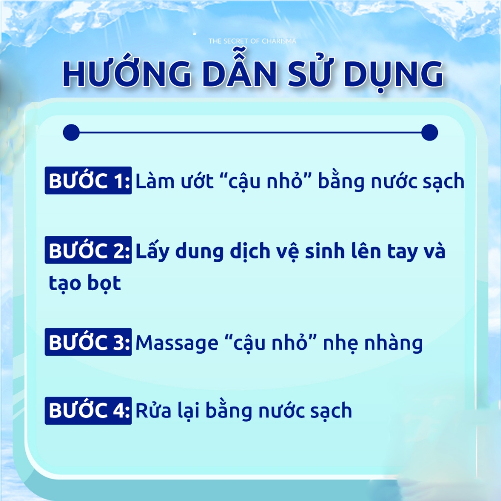 Dung dịch vệ sinh nam BERGLING hương thơm Bạc Hà, khử mùi ngăn vi khuẩn bạc hà the mát