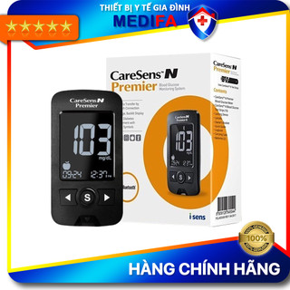 Máy Đo Đường Huyết CareSens N Premier Kèm 10 Que Thử & 10 Kim Lấy Máu
