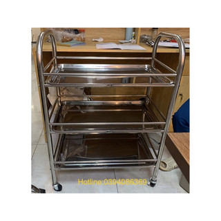 Xe tiêm 3 tầng-xe đẩy inox 3 tầng y tế