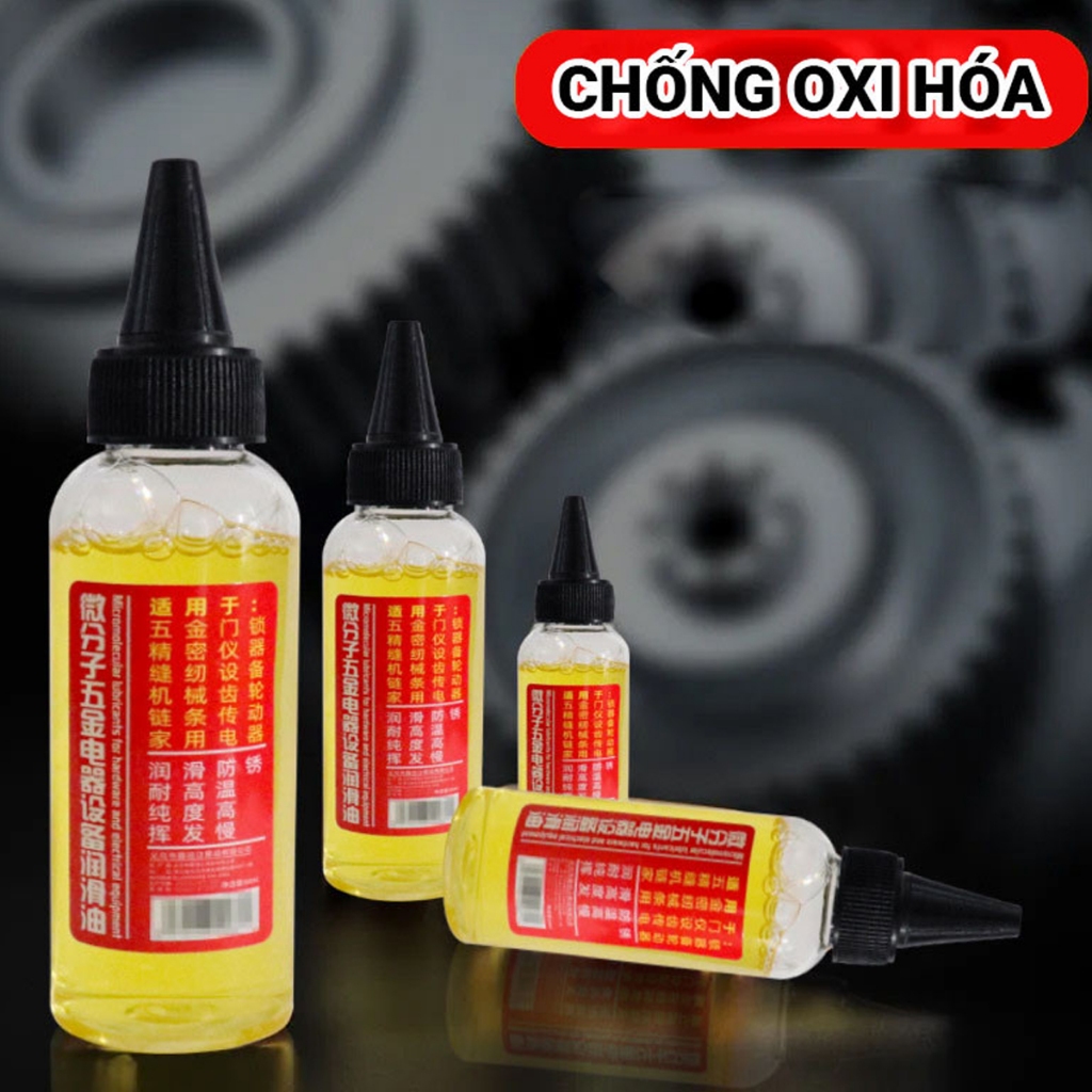 Dầu Nhớt Tra Xích Xe Đạp, Vòng Bi, Động Cơ, Máy Móc, Ổ Khóa 60ml Chống Han Gỉ Bôi Trơn Máy Móc Chính Hãng Amalife