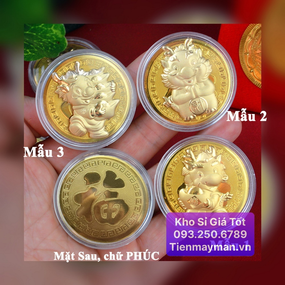 Bao Lì Xì Con Rồng Vàng May Mắn Rước Tài Lộc Tết Giáp Thìn - Quà Tặng Cho Bạn Bè Và Người Thân Dịp Năm Mới