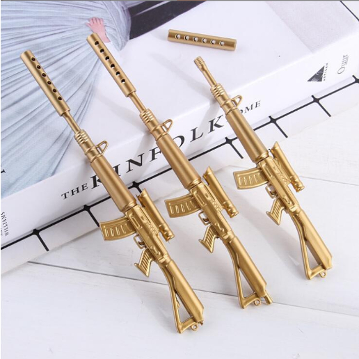 Bút súng ánh kim D221 viết gel cute dễ thương