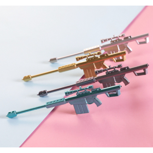 Bút súng ánh kim D221 viết gel cute dễ thương