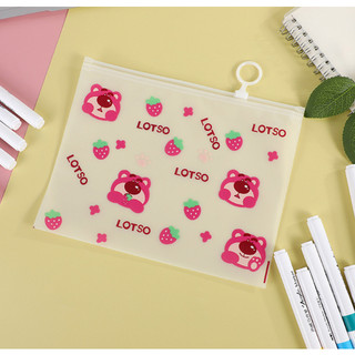 Hộp bút gấu dâu tây lotso HBM15 bóp viết cute dễ thương