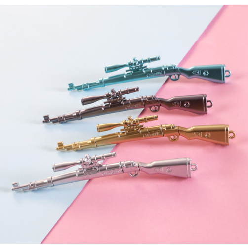 Bút súng ánh kim D221 viết gel cute dễ thương