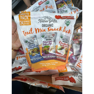 Hạt mix tổng hợp date 6/2024 trái cây sấy hữu cơ nature's garden trail mix - eds hàng mỹ