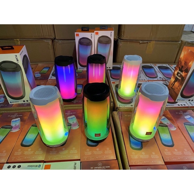 Loa Bluetooth Pulse Kèm Micro Bass Mạnh Âm Thanh Rõ Full Box Loa Hát Kèm Mic Bluetooth 5.0 TECHBON.STORE