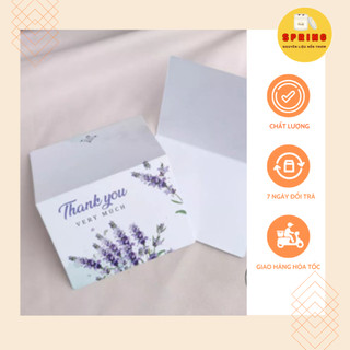 Thiệp giấy ghi lời chúc, lời cảm ơn - phụ kiện quà tặng