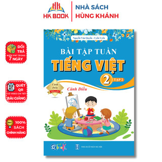 Sách - Bài tập tuần TIẾNG VIỆT Lớp 2 - Tập 2 - Cánh Diều - 1 quyển - QC 210