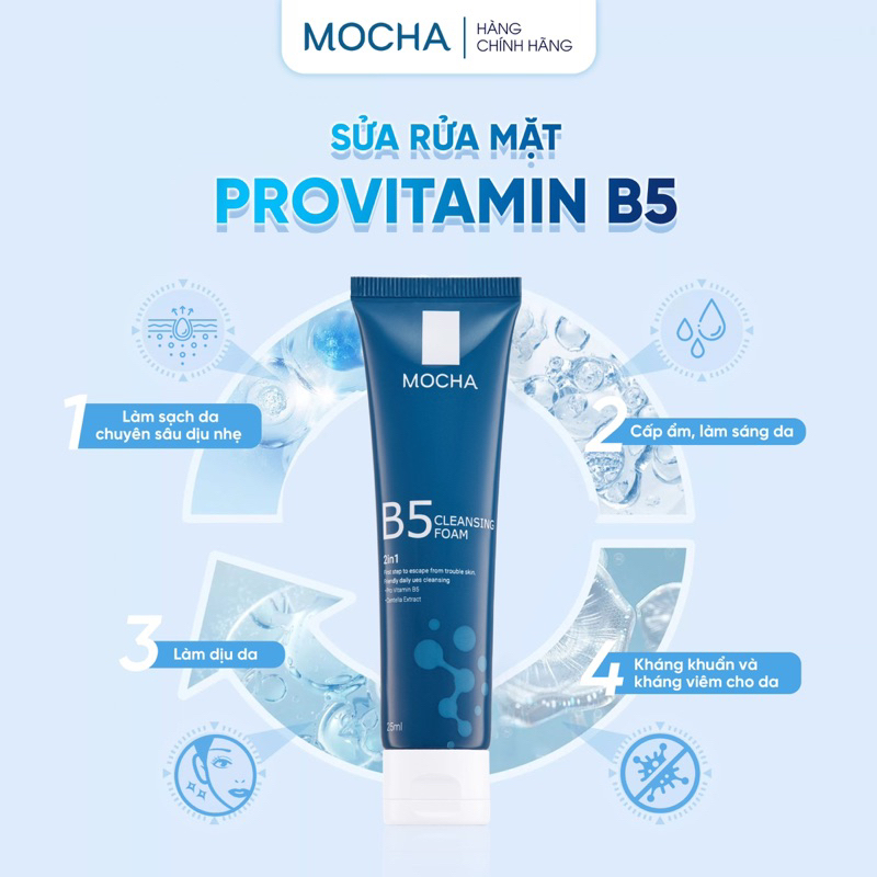 Combo 2 sữa rửa mặt B5 Mocha