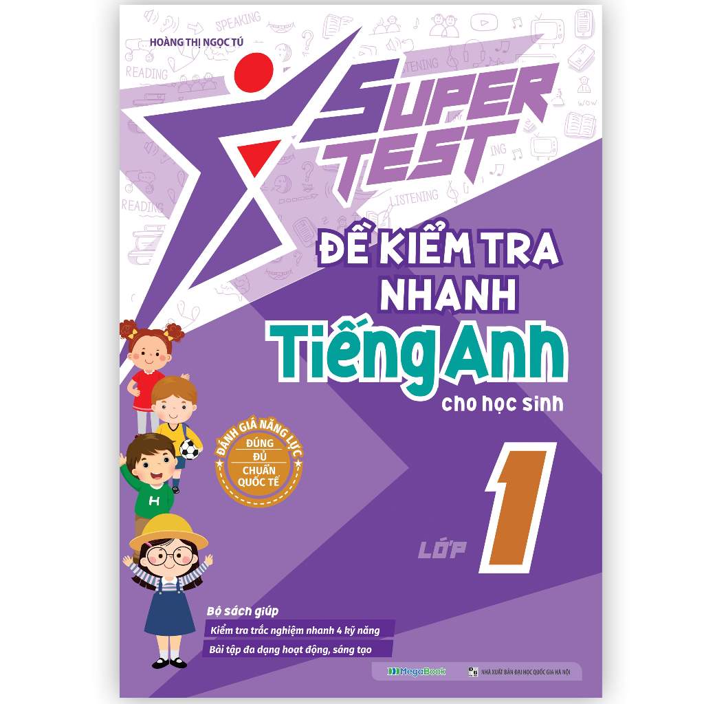 Sách - Super Test - Đề kiểm tra nhanh Tiếng Anh Lớp 1