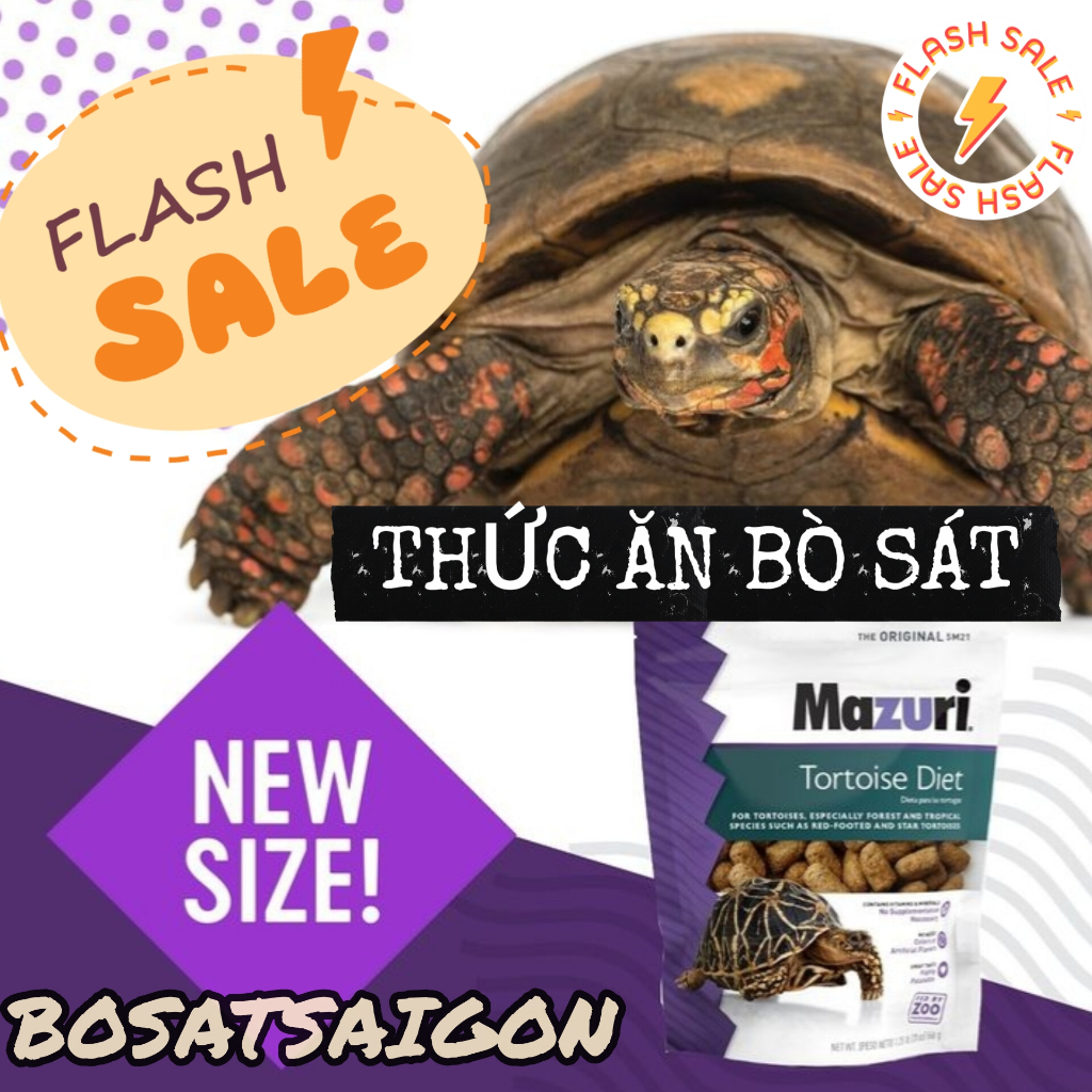 MAZURI 5M21 FREE SHIP - THẦN PHẨM THỨC ĂN TỔNG HỢP BÒ SÁT RỒNG NAM MỸ, RÙA CẠN SULCATA 1kg, 500g, 200g