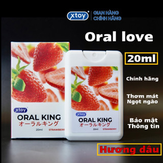 Xịt thơm miệng XTOY Oral King hương dâu ngọt ngào, oral yêu, sạch sẽ thơm tho - 20ml