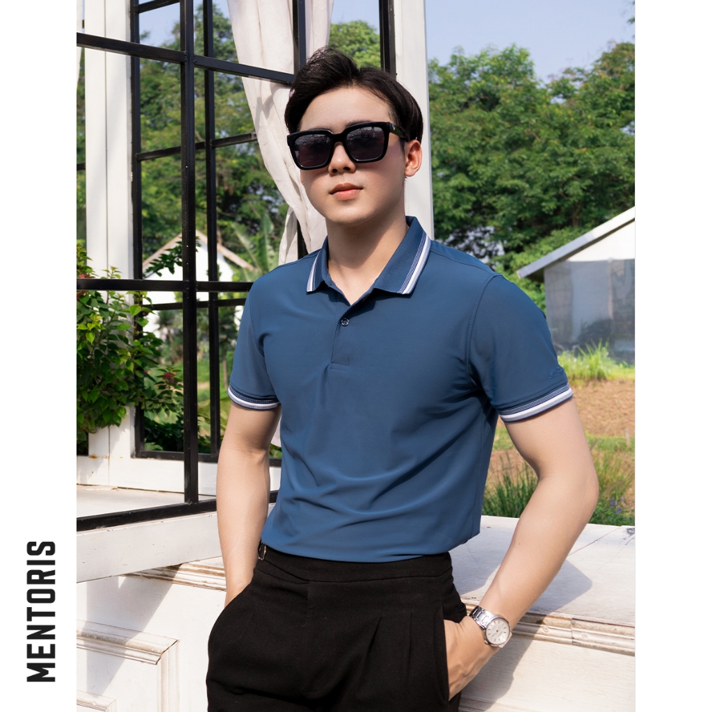[Oulet Không Đổi Trả] Áo Polo Nam Mentoris, Vải Coolmax cao cấp mềm mại, thoáng mát MPL34