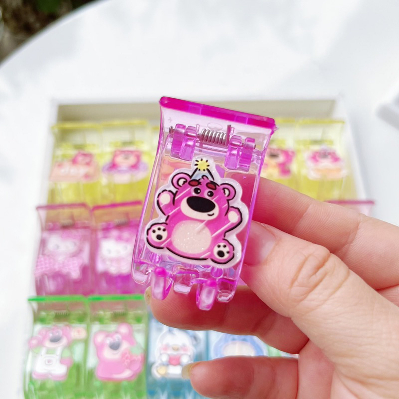 KẸP TÓC CÀNG CUA 5 RĂNG GẤU DÂU LOTSO