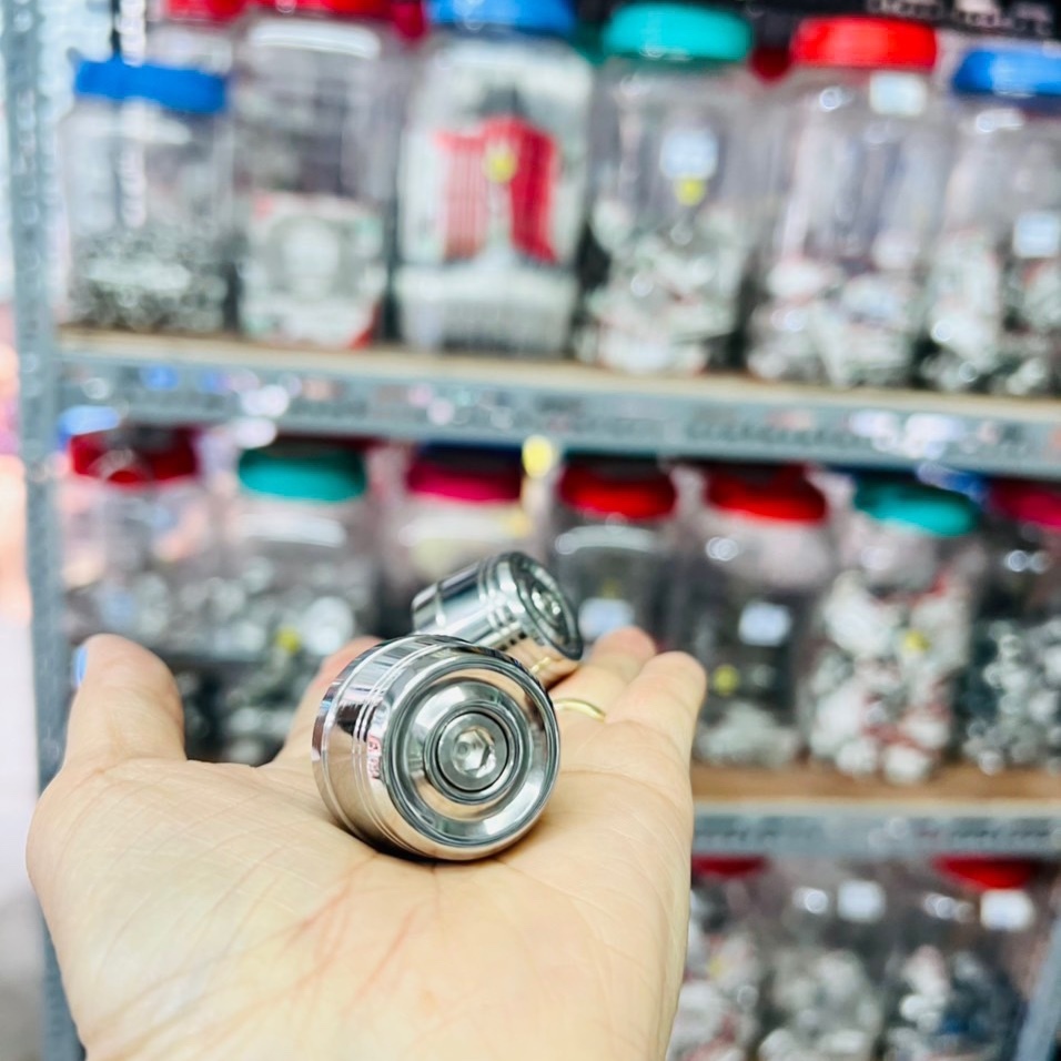 Gù tay lái inox 304 gắn Vario160, AB160 2023, Vision 2021-2023