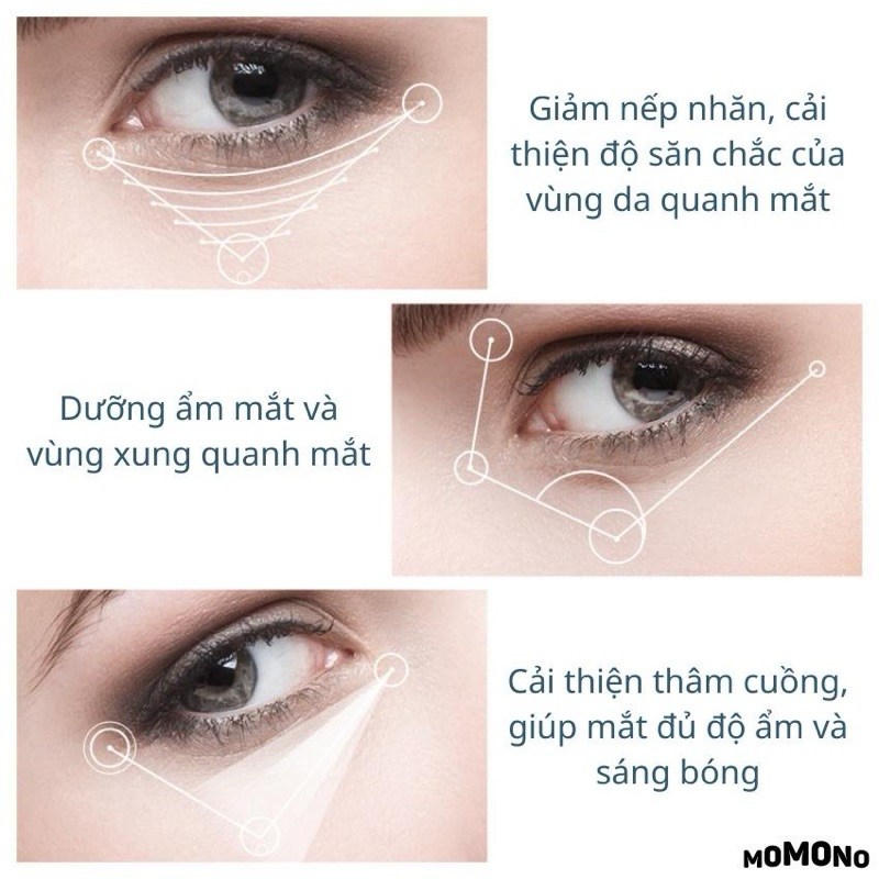Kem dưỡng da vùng mắt giảm thâm - chống nếp nhăn Lão hoá mắt