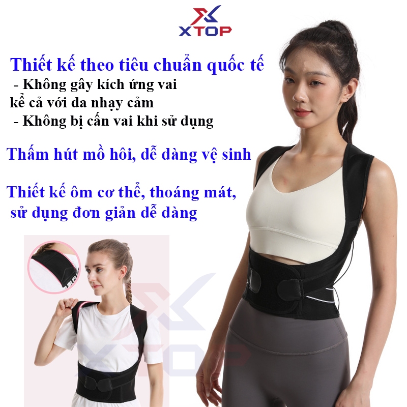 Đai Chống Gù Lưng Nam Nữ Thế Hệ Mới, Đai Chống Gù Hiệu Quả Nhanh Chóng V221