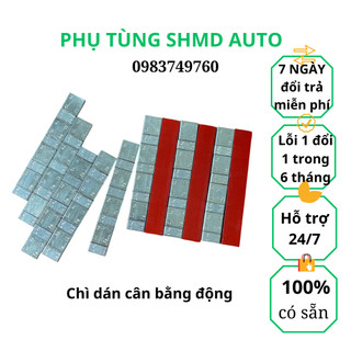 Chì dán mâm ô tô, chì dán cân bằng động cho xe ô tô, chì dán cân lốp đảm bảo sự cân bằng của xe bánh xe ( 5 10)g x 4.