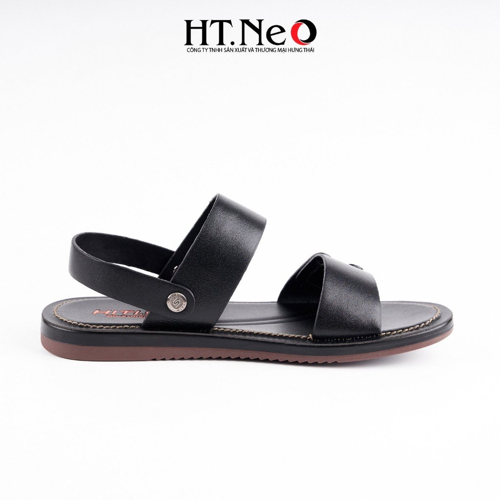 Sandal nam HT.NEO da mềm mại, đế cao su nguyên khối, khâu may chân quai siêu chắc chắn SD163