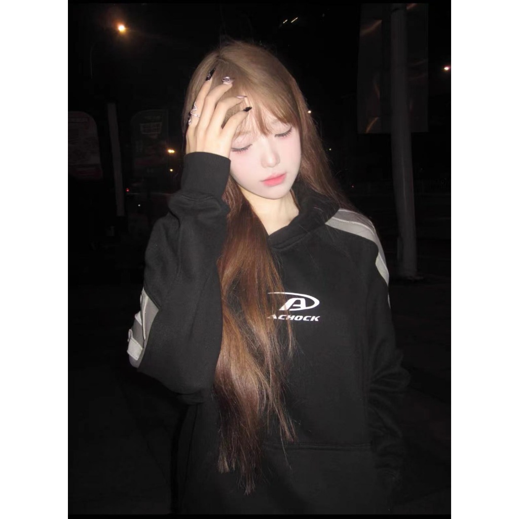 Áo Nỉ Sweater Dày Dặn Áo Nỉ Phối kẻ sọc vai unisex Fox Luxury