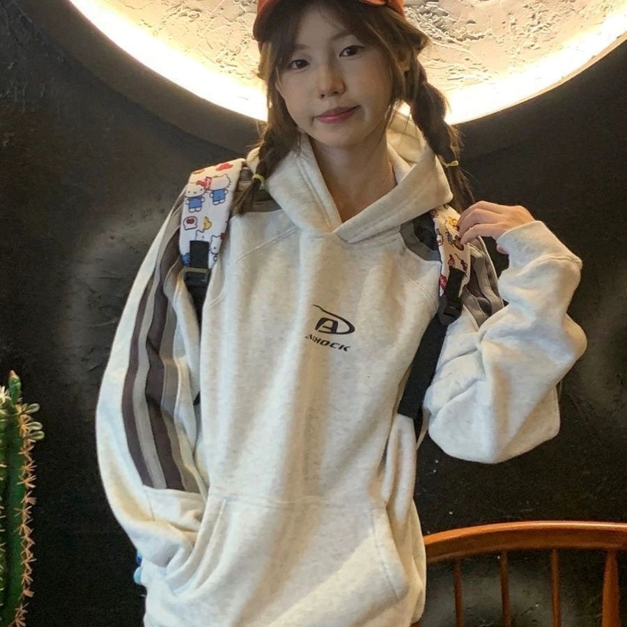 Áo Nỉ Sweater Dày Dặn Áo Nỉ Phối kẻ sọc vai unisex Fox Luxury