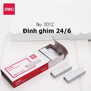 Đạn ghim Deli , KW-triO, Chân ghim dùng cho máy dập ghim đại 24/6 (35 tờ) DG 9004