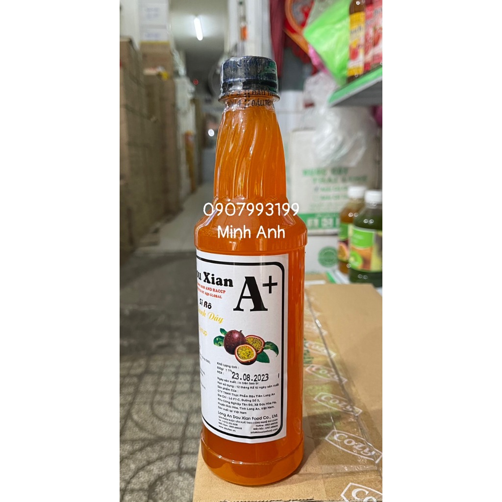 Siro Douxian chai 650g đủ vị