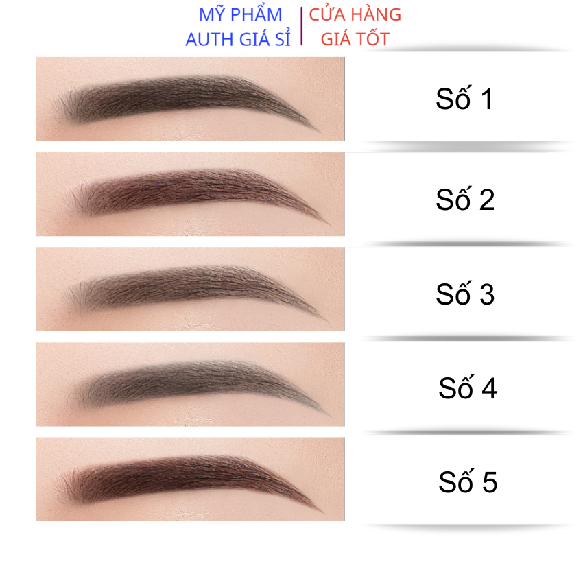 Chì kẻ mày 2 đầu Lameila 812,bút chì kẻ mày đầu mảnh sắc nét kết cấu mềm mại,an toàn cho da giúp lông mày rõ hơn