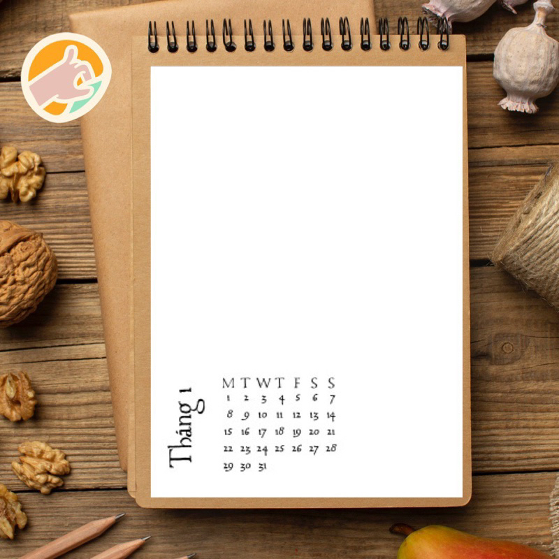 Lịch tự vẽ - Lịch handmade