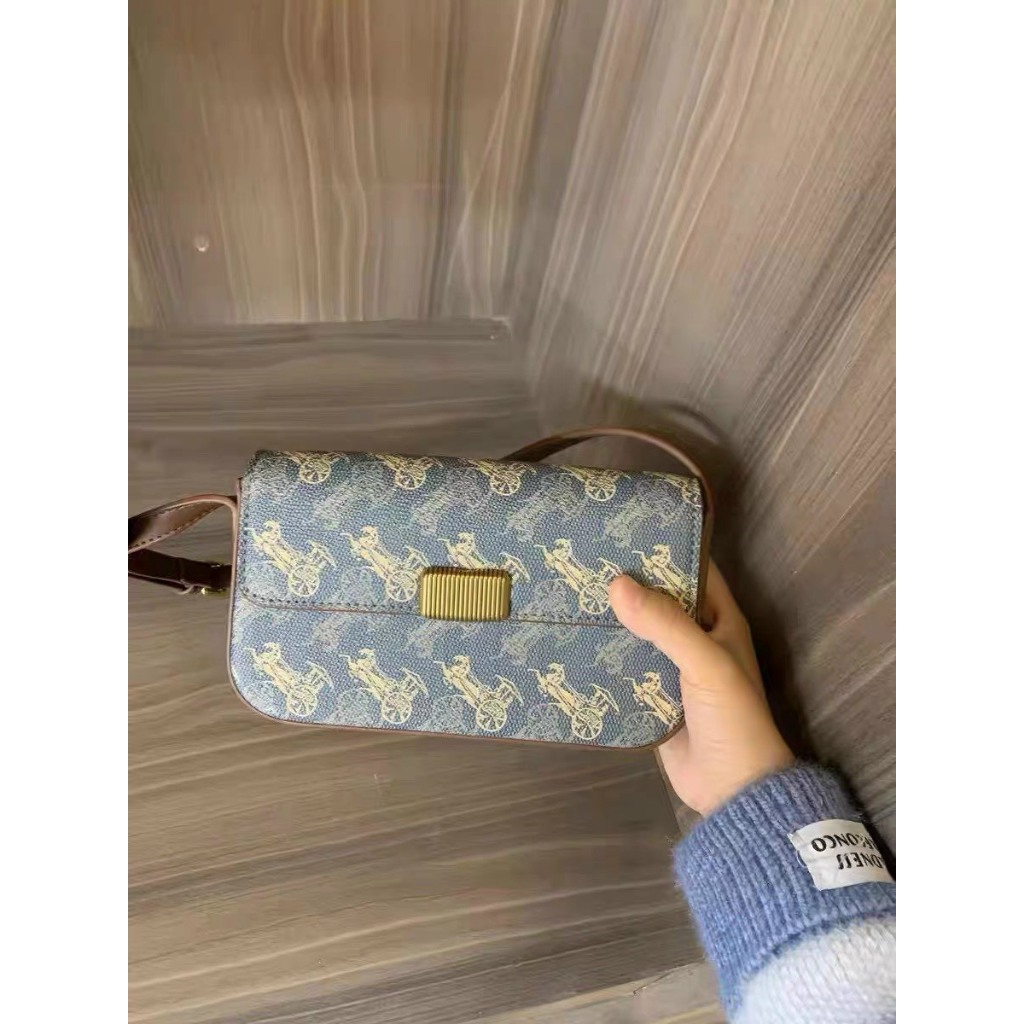 Túi đeo chéo vintage sz 20cm cặp nách cực sang