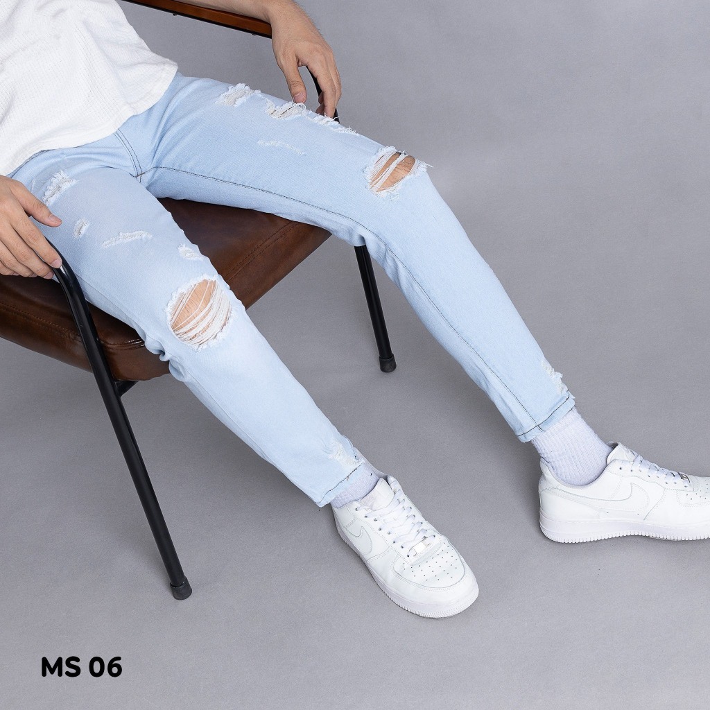 Quần jean nam rách cao cấp mẫu mới nhất hiện nay hàng chuẩn shop NNH8888 en19