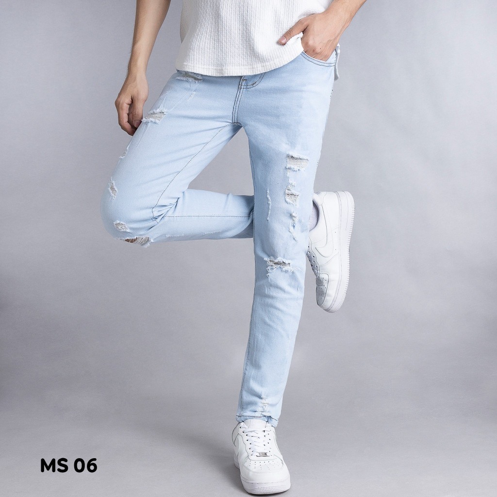 Quần jean nam rách cao cấp mẫu mới nhất hiện nay hàng chuẩn shop NNH8888 en19