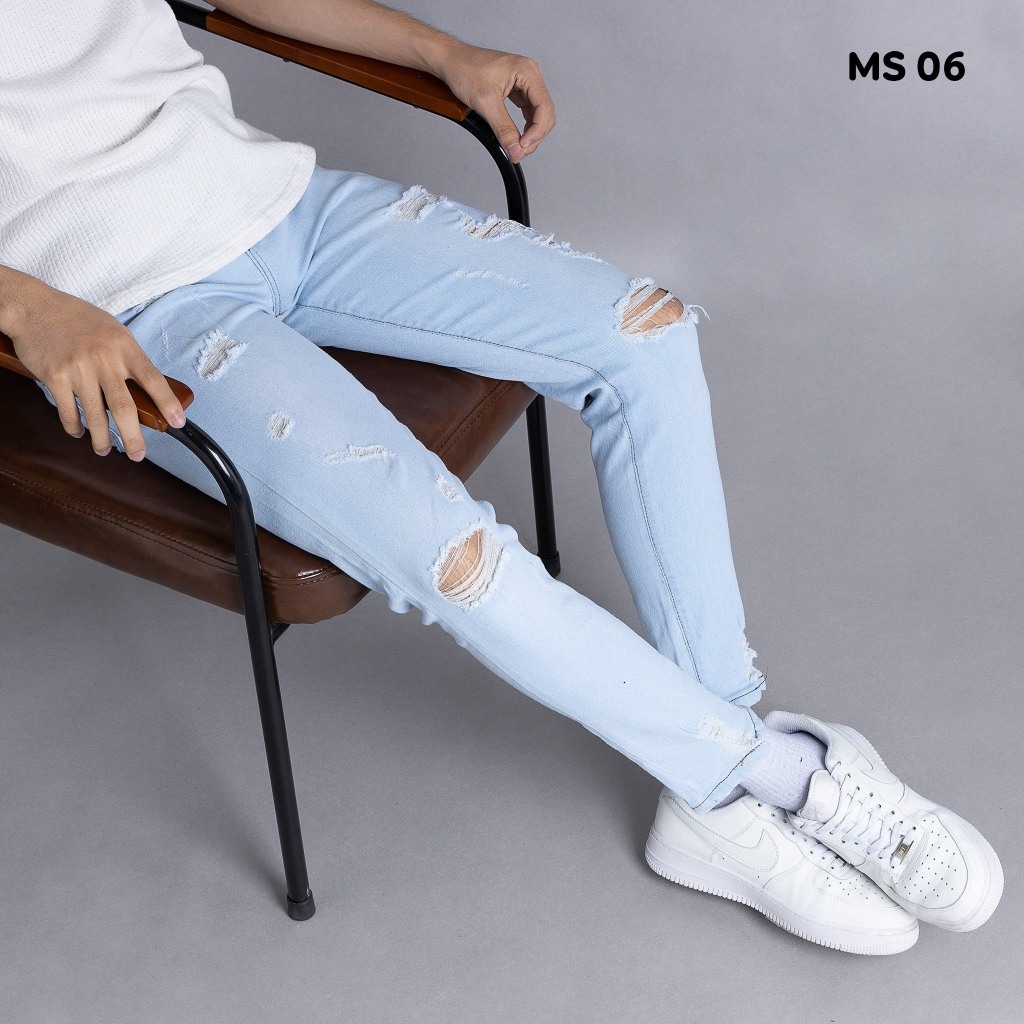 Quần jean nam rách cao cấp mẫu mới nhất hiện nay hàng chuẩn shop NNH8888 en19