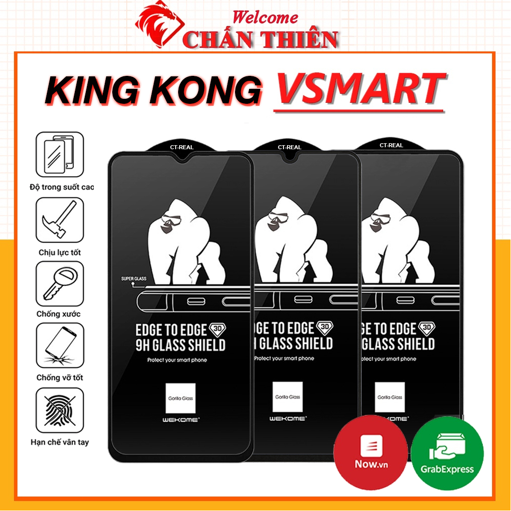 Cường lực Kingkong Vsmart Star 5 Live 4 joy 4 Joy 3 Joy 2 Plus Active 3 Aris Pro [WK-3D]