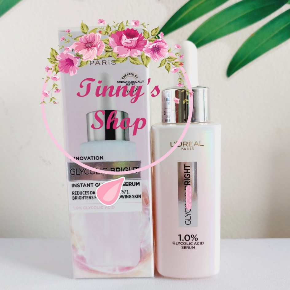 Serum Hồng Dưỡng Chất Sáng Da Tức Thì Glycolic Bright 1.0% 30ml