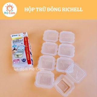 Khay, hộp trữ đông Richell trữ thức ăn cho bé ăn dặm Shop Mẹ Cam