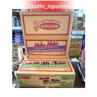 Thùng mì tôm hảo hảo chua cay- mì xào 30 gói x 75g