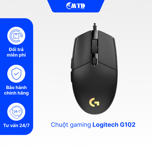 Chuột gaming Logitech G102 Gen2 Lightsync