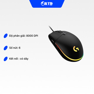 Chuột gaming Logitech G102 Gen2 Lightsync