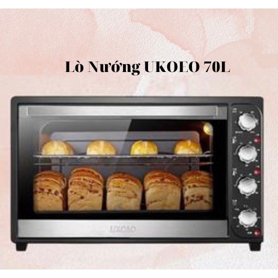 Lò Nướng UKOEO 70L Chuẩn Hàng Nội Địa Trung Tặng Kèm Jack Chuyển Đổi 2 Chân - Bảo Hành 12 Tháng