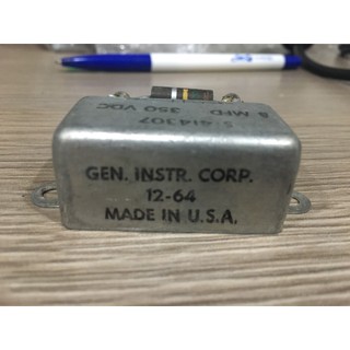 Tụ 8 uf, tụ dầu (Made in USA) Mỹ