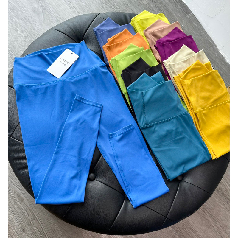 Quần Tập Gym LuLu-Yoga FREESIZE hàng Quảng Châu cao cấp vải Lycra co giãn 4 chiều