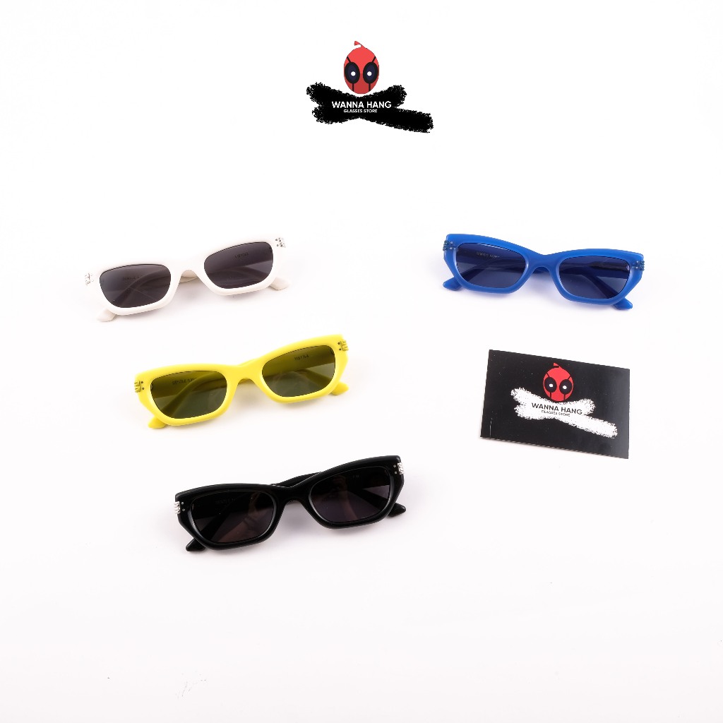 Kính mắt nam nữ bảo vệ mắt thời trang chống chói chống tia UV cao cấp Wanna Hang VIS VIVA WHGM197