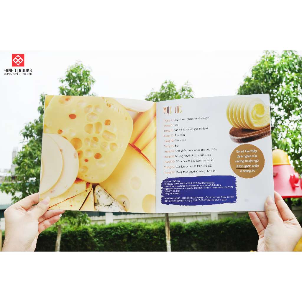 Sách - Healthy eating - Ăn uống lành mạnh combo 6 tập - Đinh Tị Books phát hành