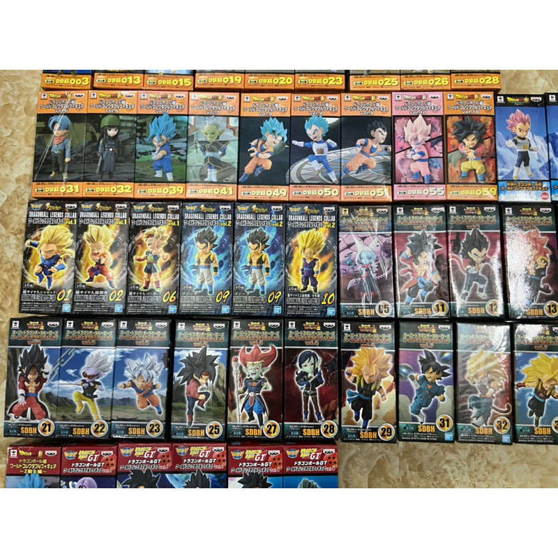 Mô hình chính hãng Dragon ball wcf tổng hợp phần 4