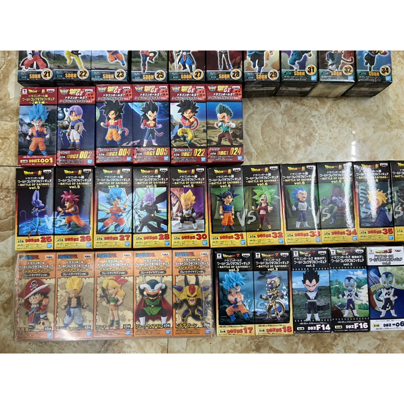 Mô hình chính hãng Dragon ball wcf tổng hợp phần 4