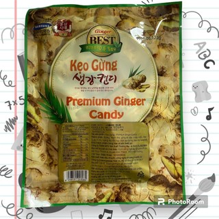 Kẹo gừng cứng cao cấp hàn quốc bịch 200g