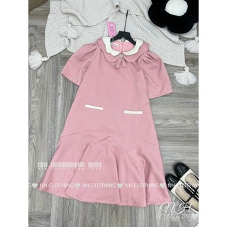 Váy dạ cổ 2 tầng sm