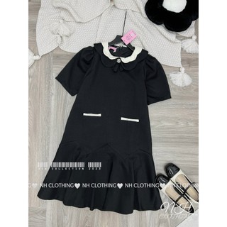 Váy dạ cổ 2 tầng sm